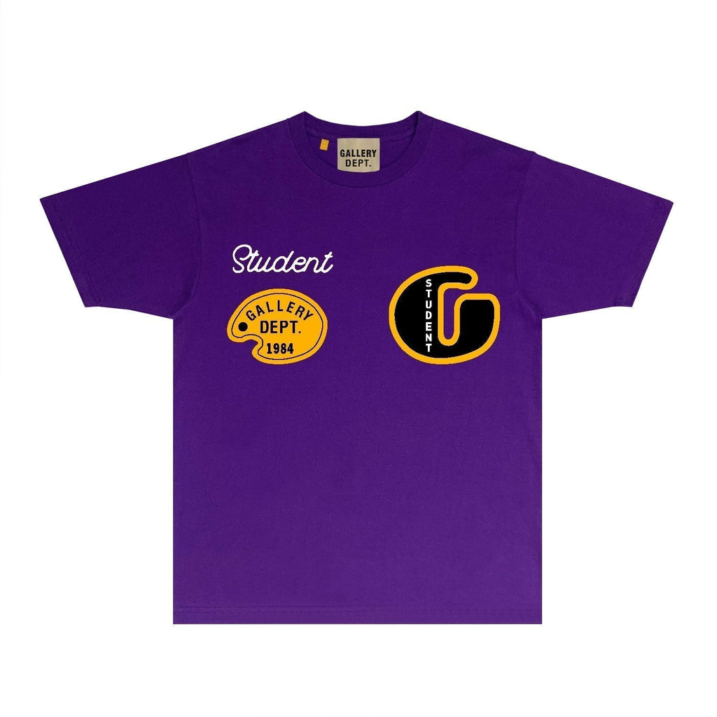 Gallery Dept T Shirt Retro Printed Loose Short-Sleeved Shirt (part2)