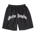 Palm Angle Shorts Palm Angels Letter Logo Casual Shorts Men's and Women's Sports Shorts