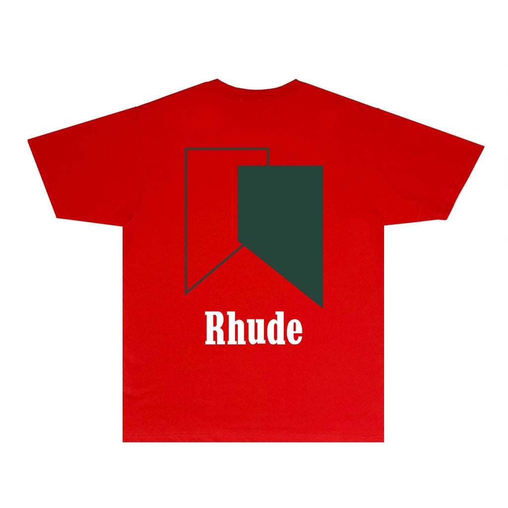 Rhude T-shirts Printed Trendy Pure Cotton