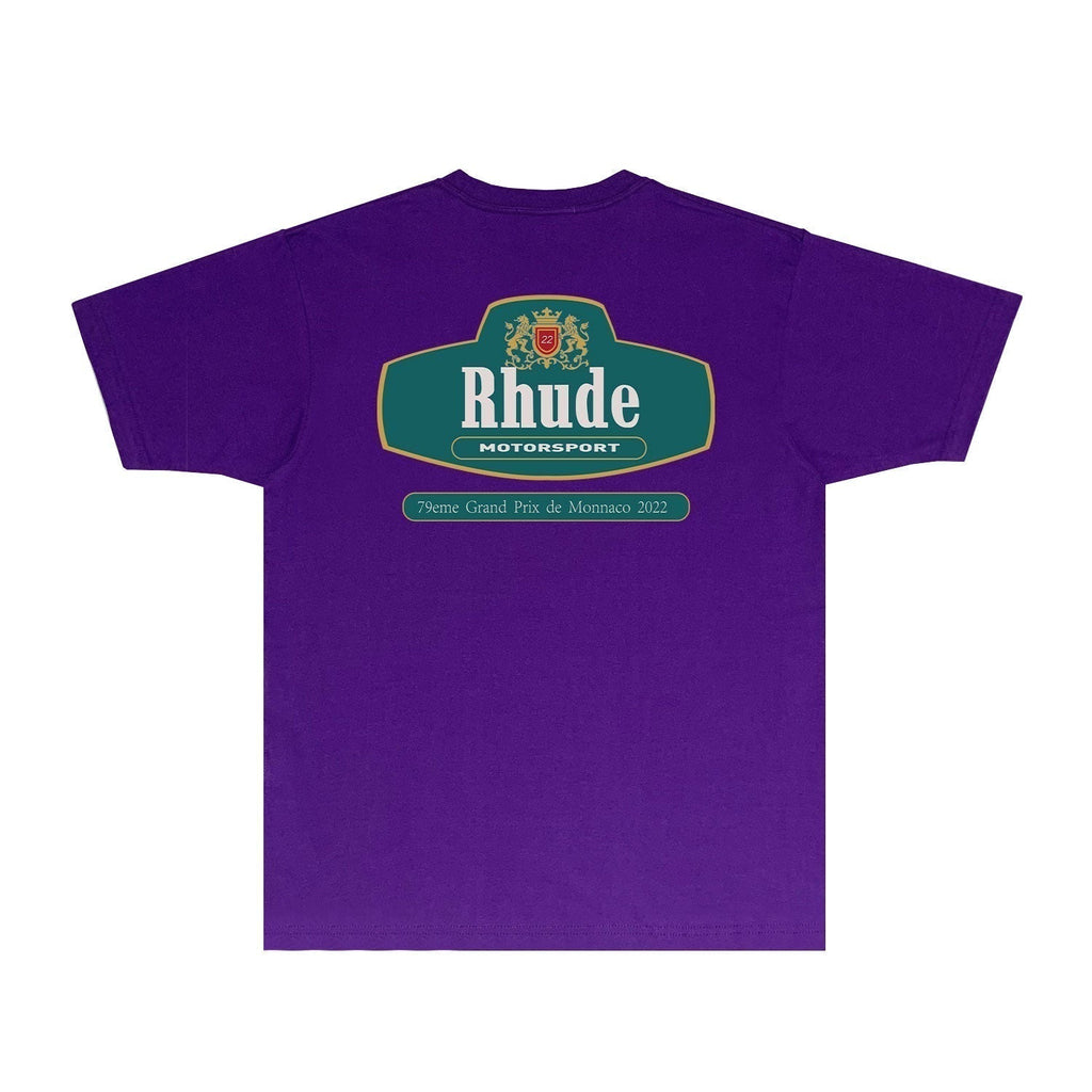 Rhude T-shirts Printed Trendy Pure Cotton