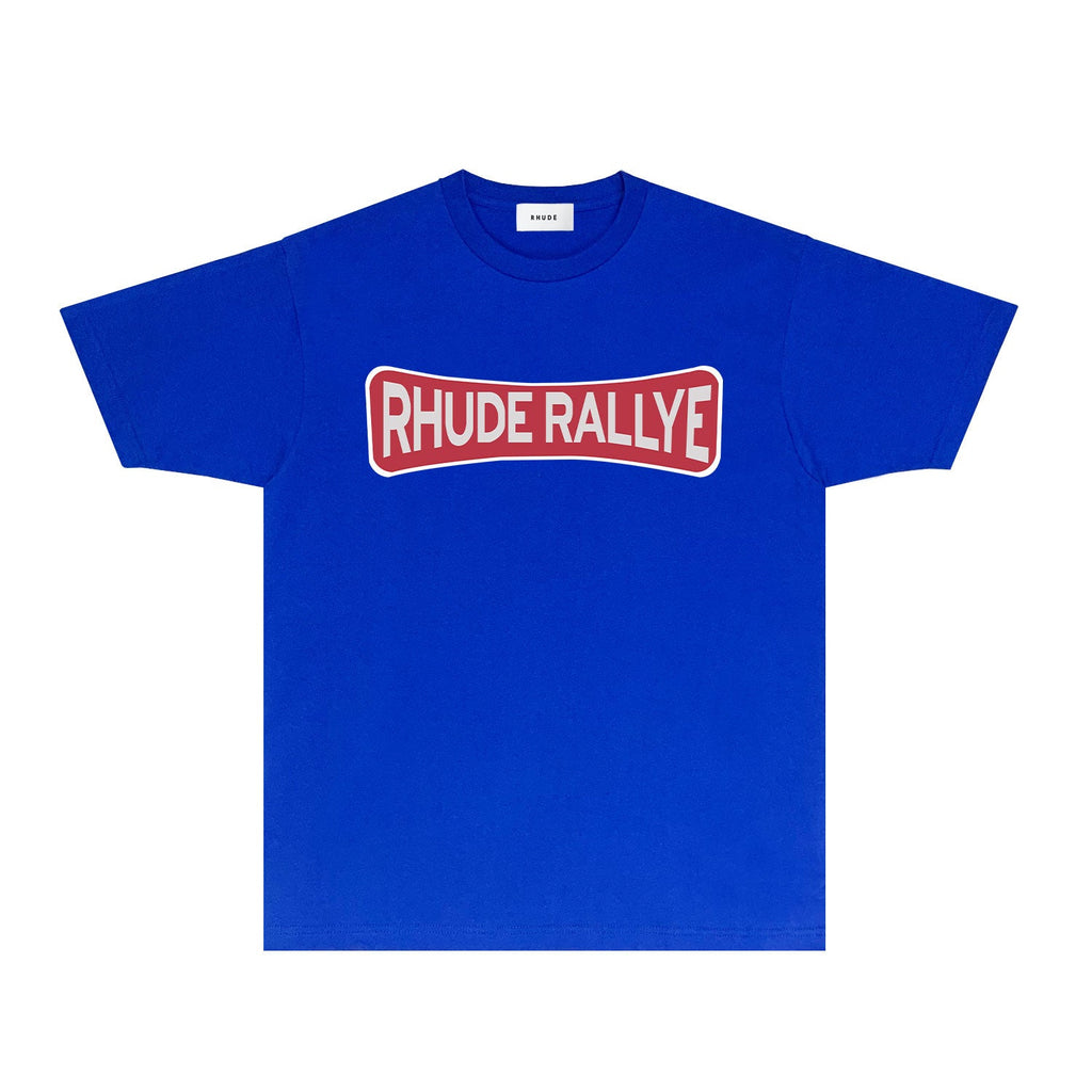 Rhude T-shirts Printed Trendy Pure Cotton