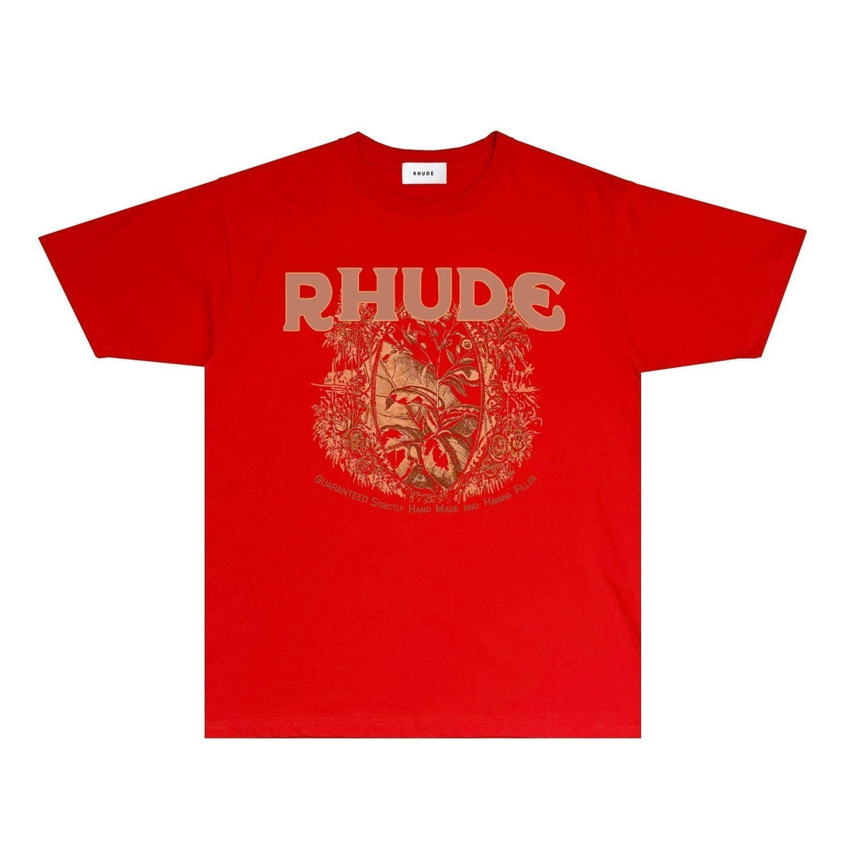 Rhude T-shirts Printed Trendy Pure Cotton