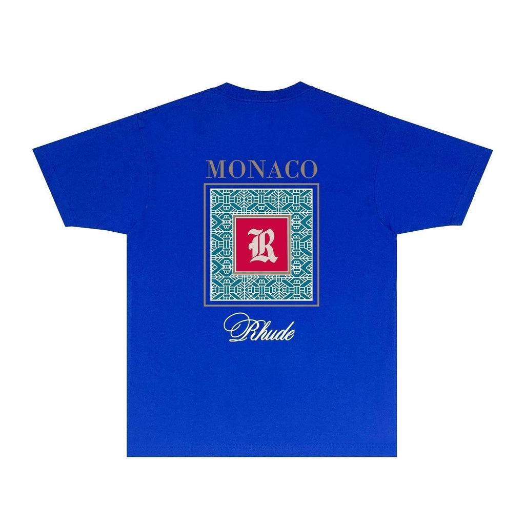 Rhude T-shirts Printed Trendy Pure Cotton