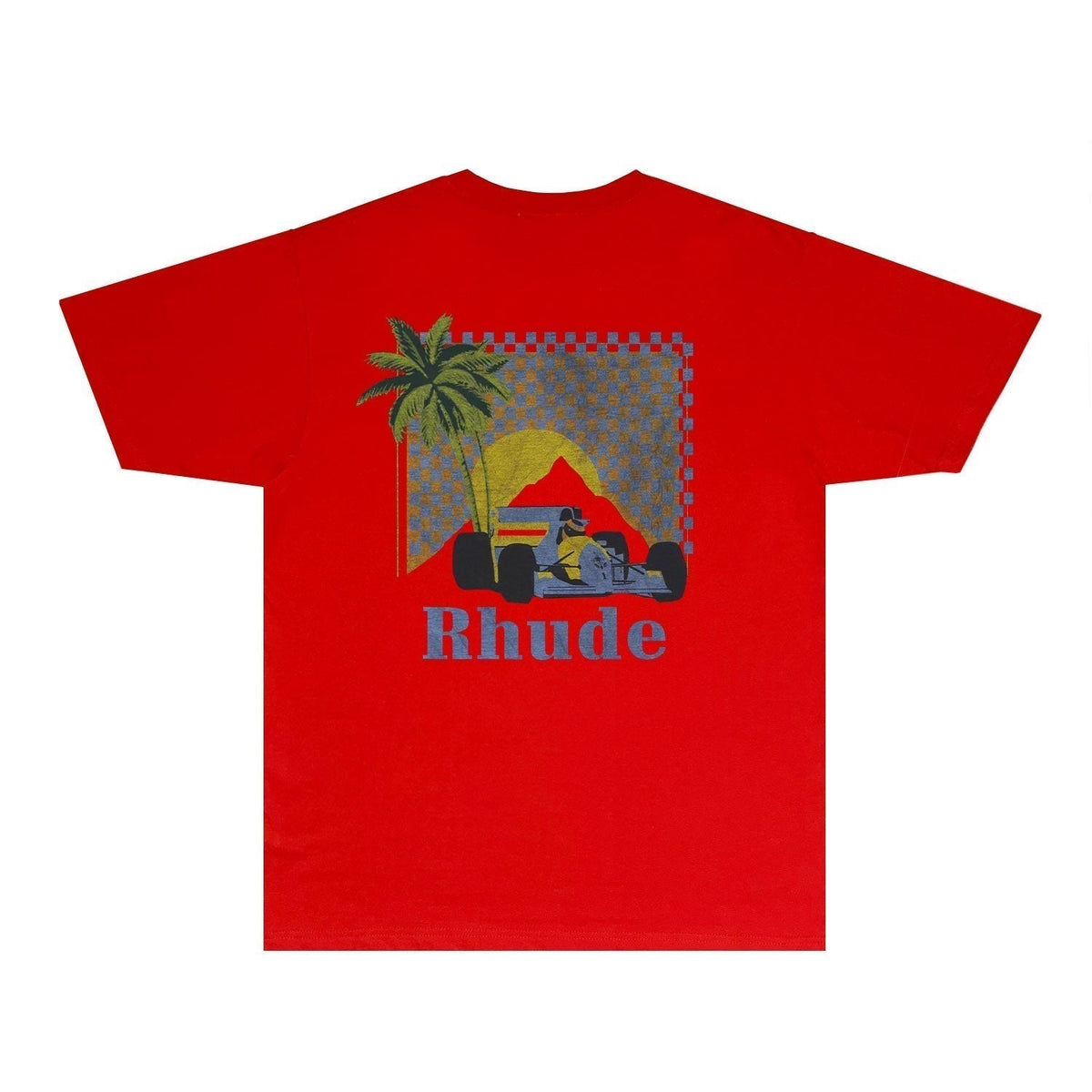 Rhude T-shirts Printed Trendy Pure Cotton