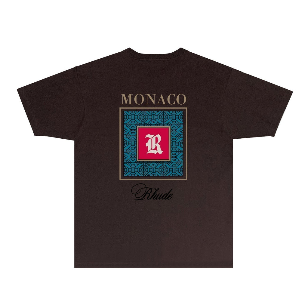 Rhude T-shirts Printed Trendy Pure Cotton