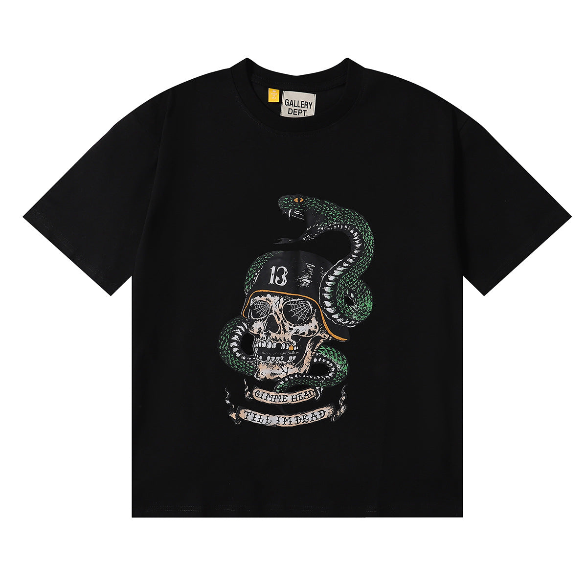 Gallery Dept T-Shirt Cobra Skull Soldier Short Sleeve T-Shirt