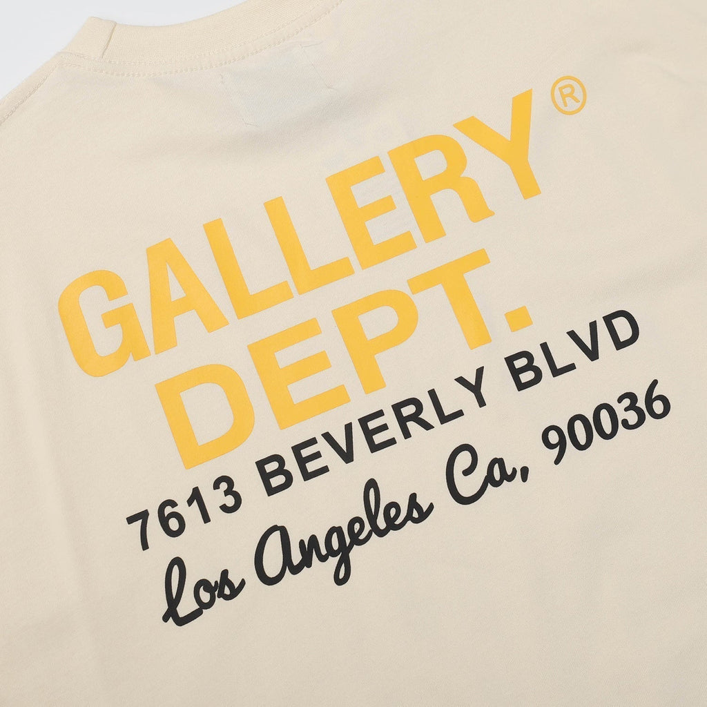 Gallery Dept T Shirts Men's Car Painted Print Loose