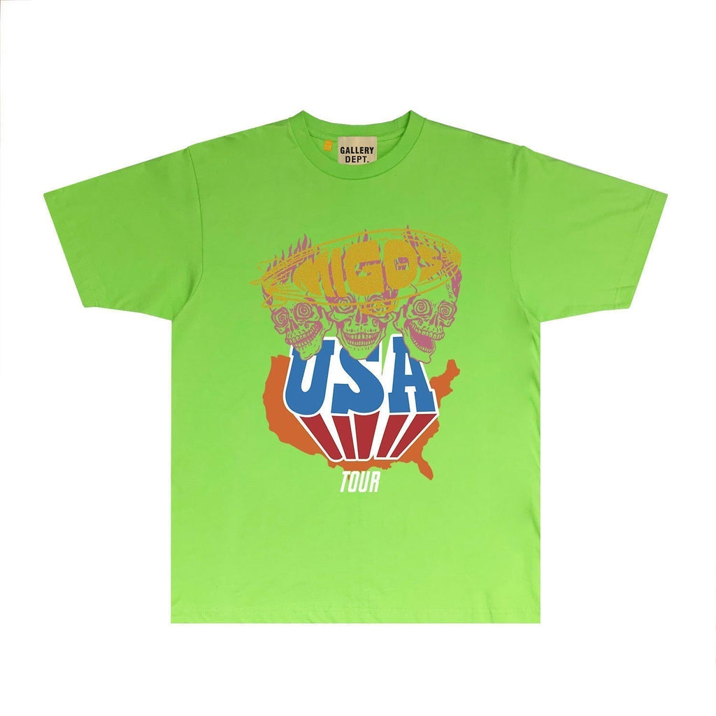 Gallery Dept T Shirts European And American Tee Shirt Short Sleeve T-Shirt Blouse