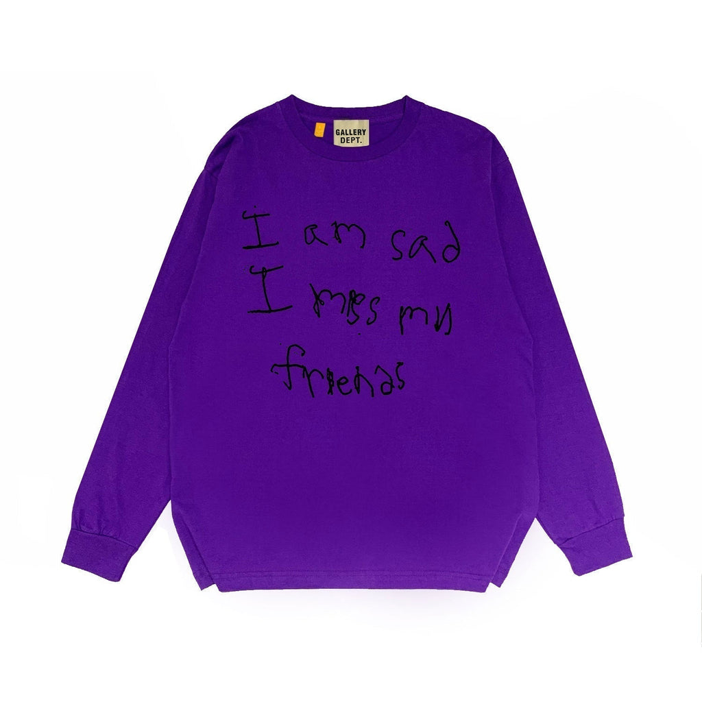 Gallery Dept Long Sleeved Shirt Fashion Brand Long Sleeve Long-Sleeved T-shirt Blouse