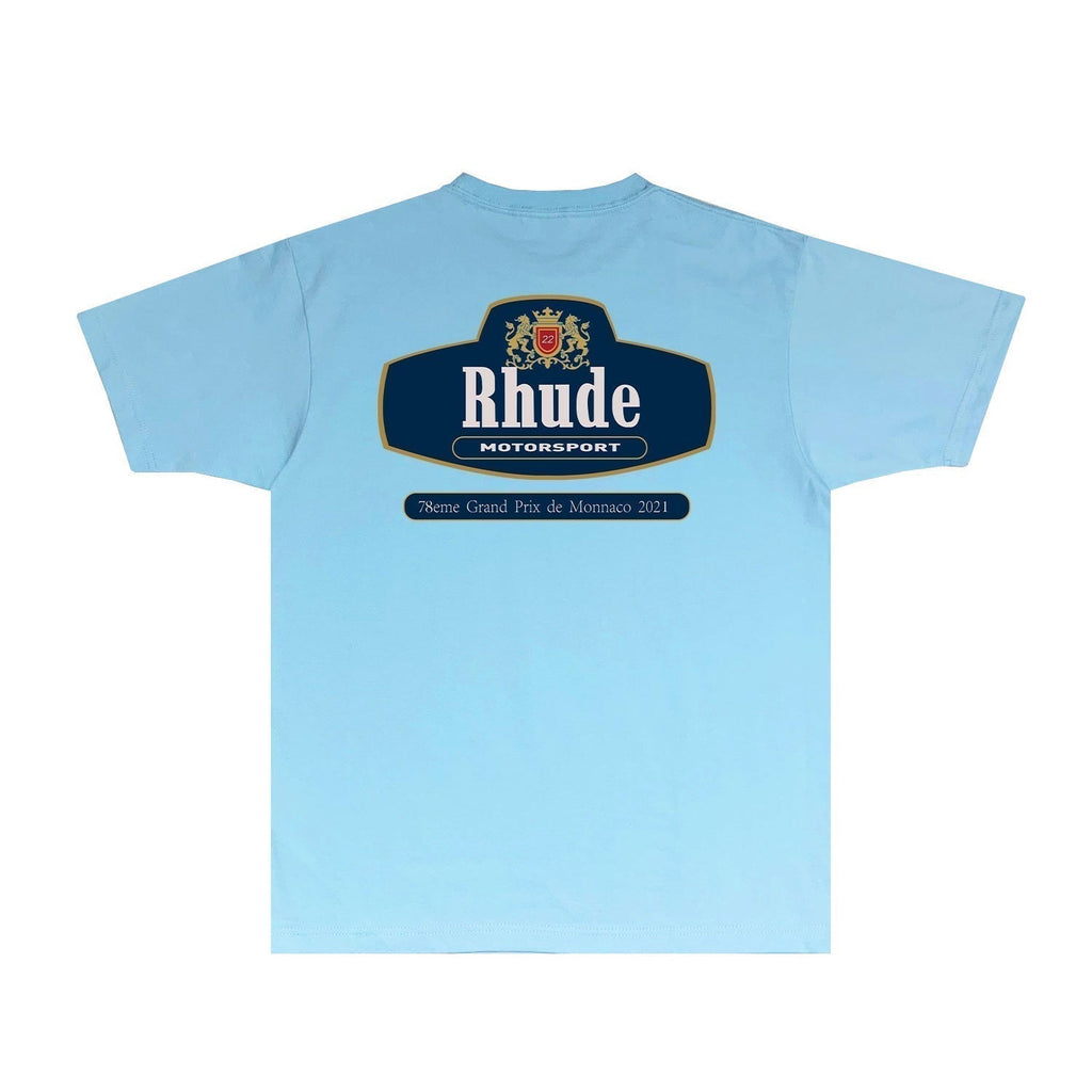 Rhude T-shirts Printed Trendy Pure Cotton
