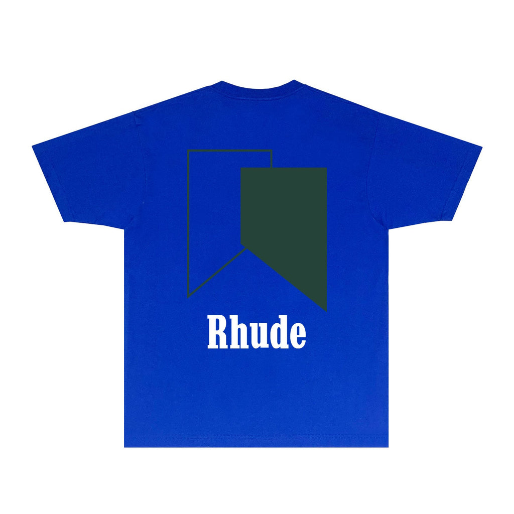 Rhude T-shirts Printed Trendy Pure Cotton